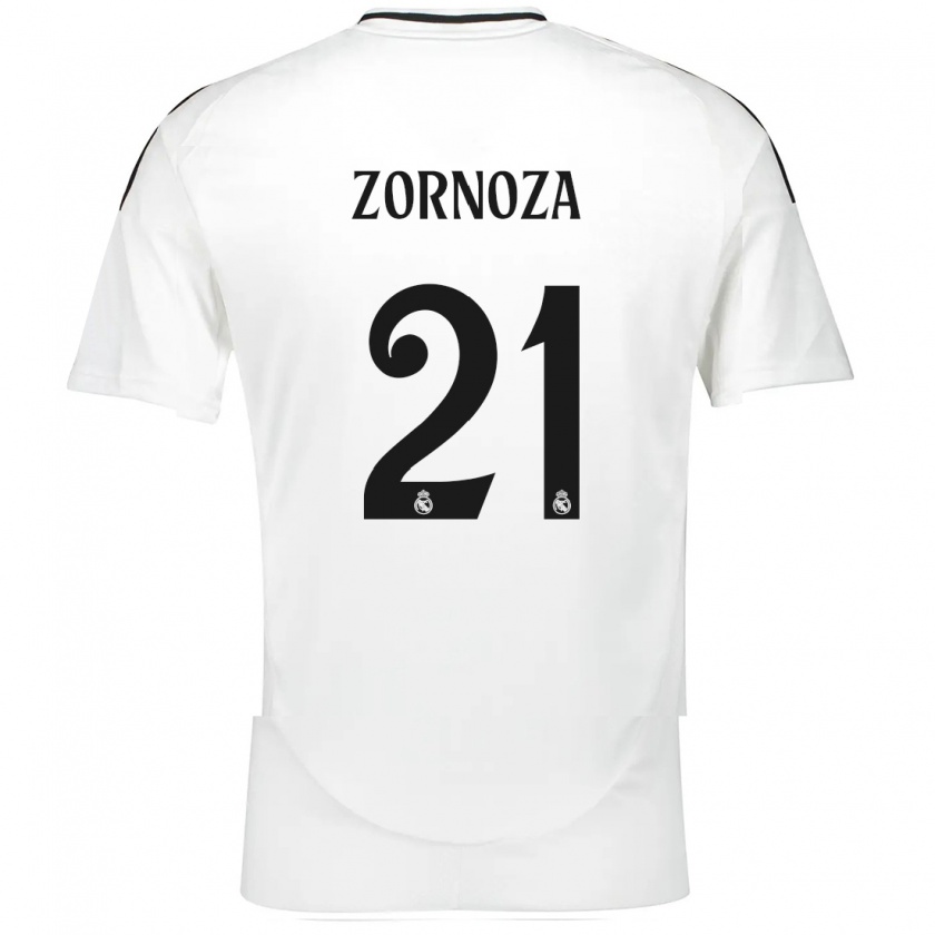 Kandiny Herren Claudia Zornoza #21 Weiß Heimtrikot Trikot 2024/25 T-Shirt