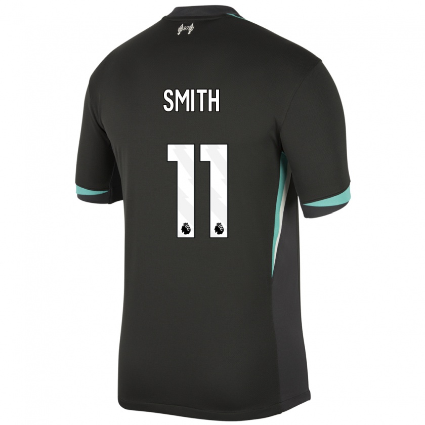 Kandiny Herren Olivia Smith #11 Schwarz Anthrazitweiß Auswärtstrikot Trikot 2024/25 T-Shirt