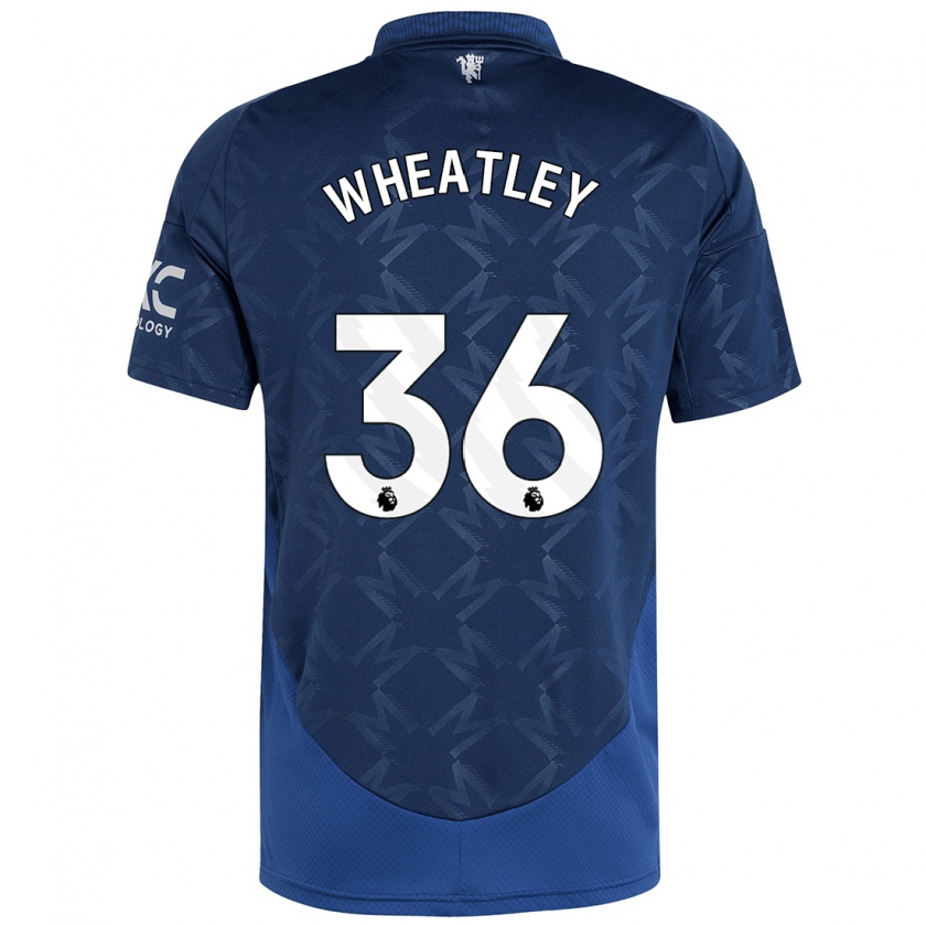 Kandiny Herren Ethan Wheatley #36 Indigo Auswärtstrikot Trikot 2024/25 T-Shirt