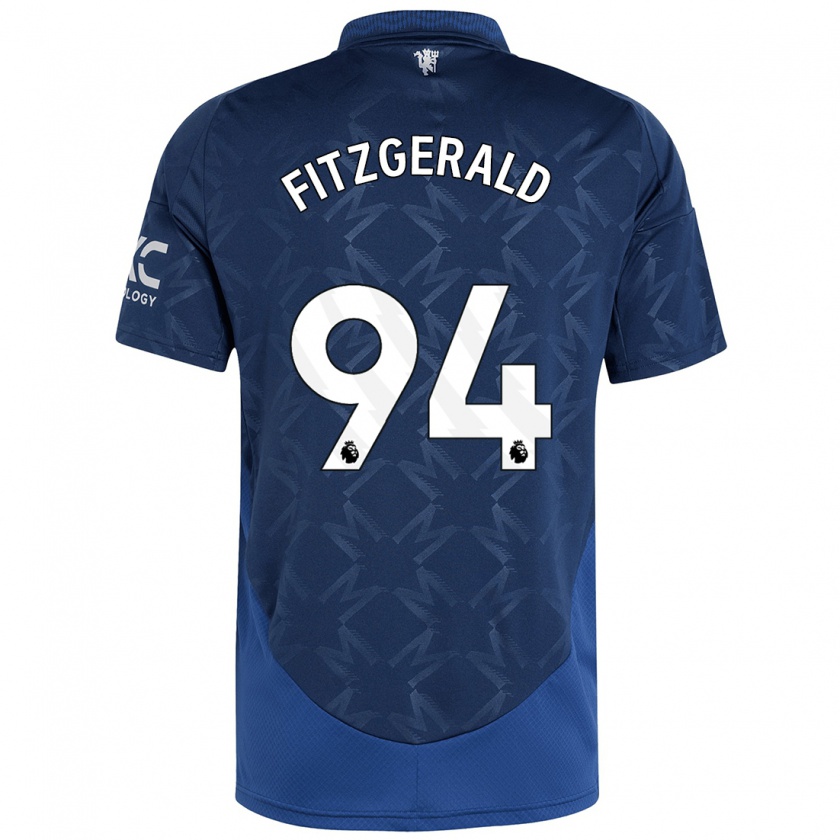 Kandiny Herren Jayce Fitzgerald #94 Indigo Auswärtstrikot Trikot 2024/25 T-Shirt