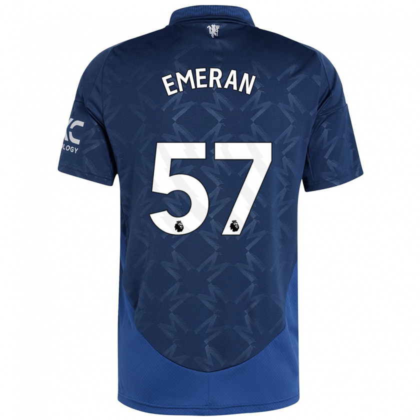 Kandiny Herren Noam Emeran #57 Indigo Auswärtstrikot Trikot 2024/25 T-Shirt