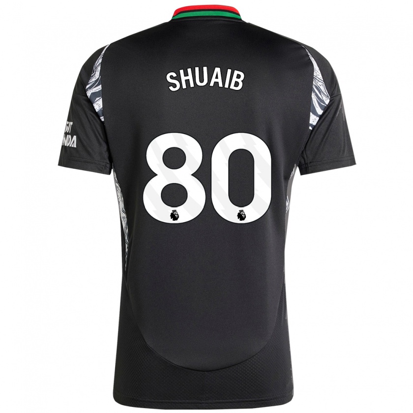 Kandiny Herren Zac Shuaib #80 Schwarz Auswärtstrikot Trikot 2024/25 T-Shirt