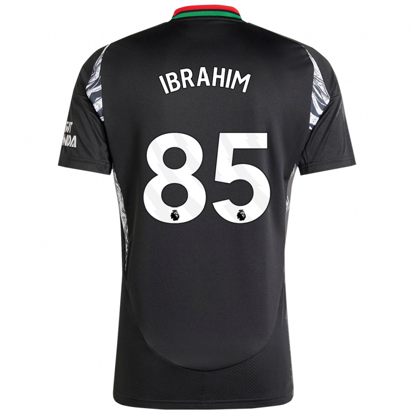 Kandiny Herren Ife Ibrahim #85 Schwarz Auswärtstrikot Trikot 2024/25 T-Shirt