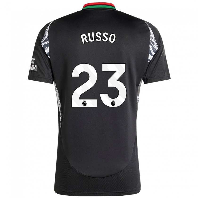 Kandiny Herren Alessia Russo #23 Schwarz Auswärtstrikot Trikot 2024/25 T-Shirt