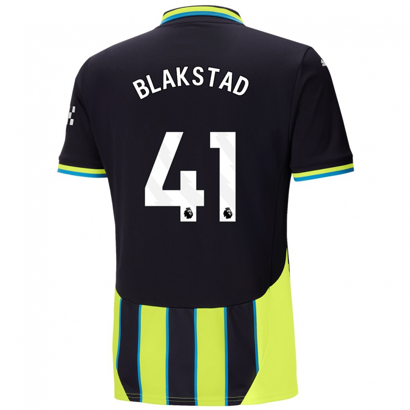 Kandiny Herren Julie Blakstad #41 Blaugelb Auswärtstrikot Trikot 2024/25 T-Shirt