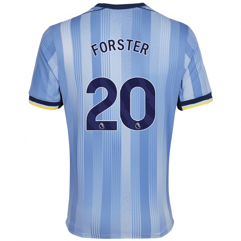 Kandiny Herren Fraser Forster #20 Hellblau Auswärtstrikot Trikot 2024/25 T-Shirt