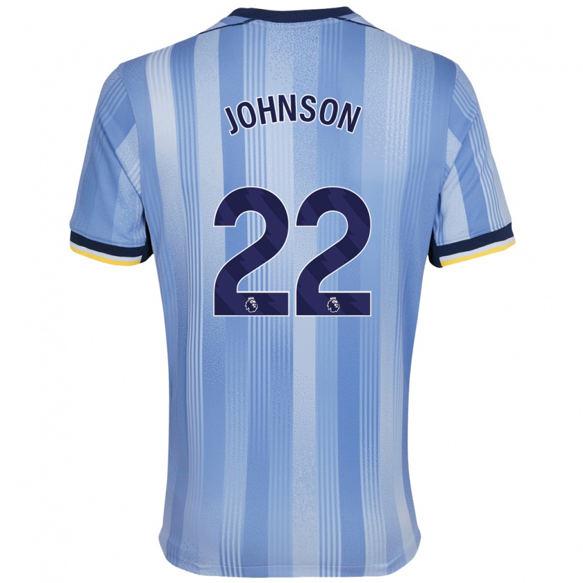 Kandiny Herren Brennan Johnson #22 Hellblau Auswärtstrikot Trikot 2024/25 T-Shirt