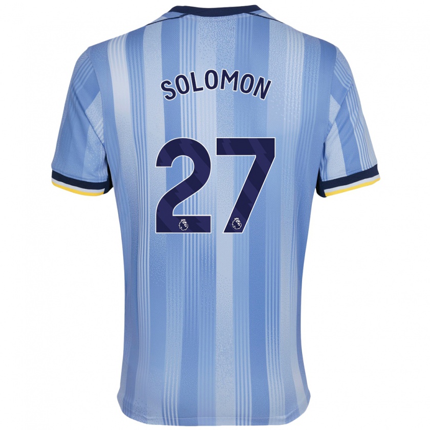 Kandiny Herren Manor Solomon #27 Hellblau Auswärtstrikot Trikot 2024/25 T-Shirt