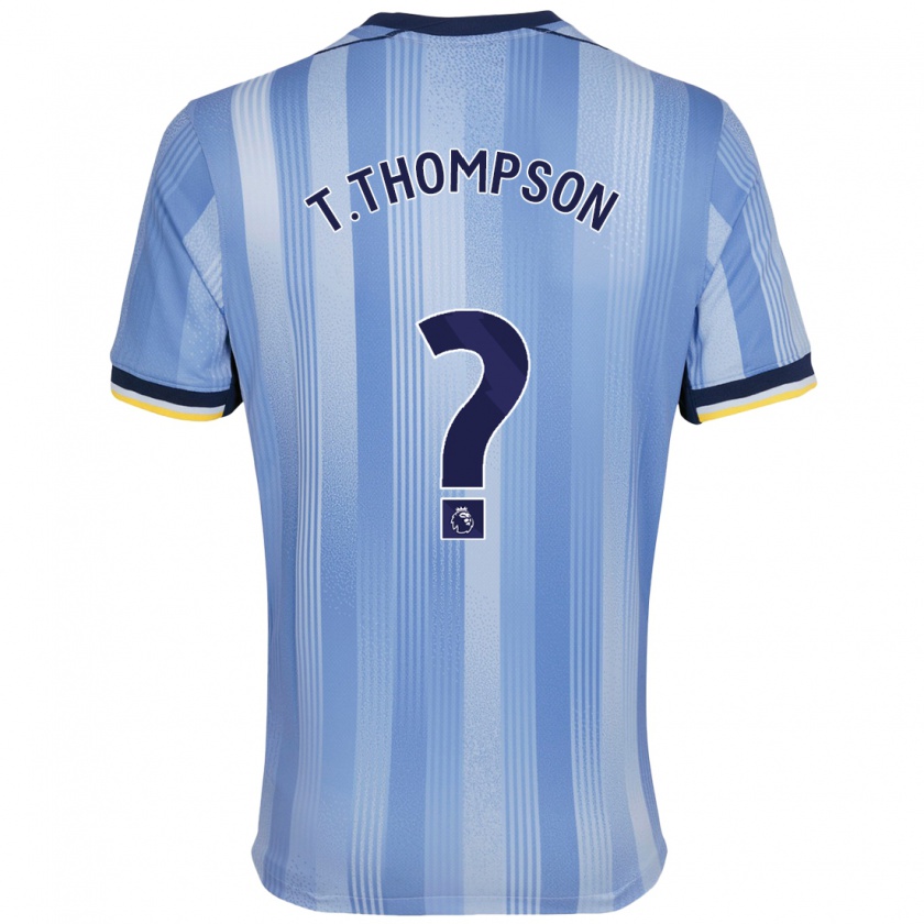 Kandiny Herren Tynan Thompson #0 Hellblau Auswärtstrikot Trikot 2024/25 T-Shirt