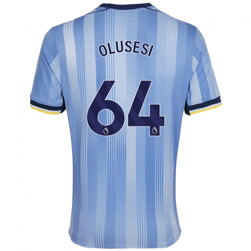 Kandiny Herren Callum Olusesi #64 Hellblau Auswärtstrikot Trikot 2024/25 T-Shirt