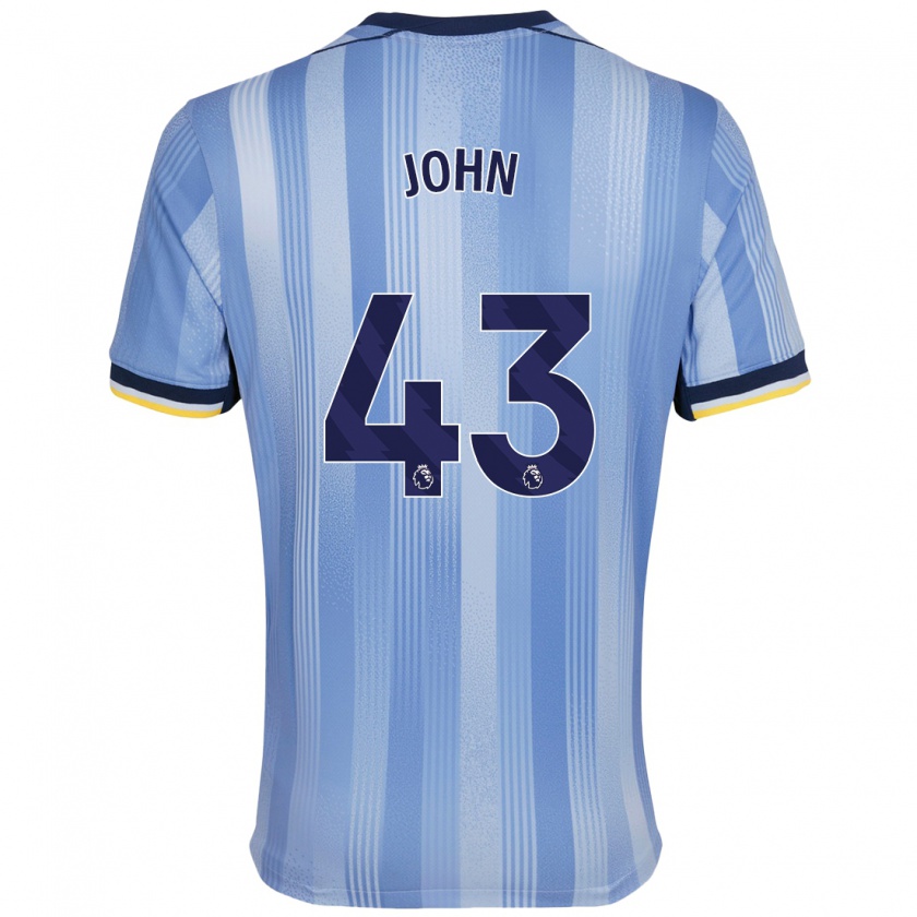 Kandiny Herren Nile John #43 Hellblau Auswärtstrikot Trikot 2024/25 T-Shirt