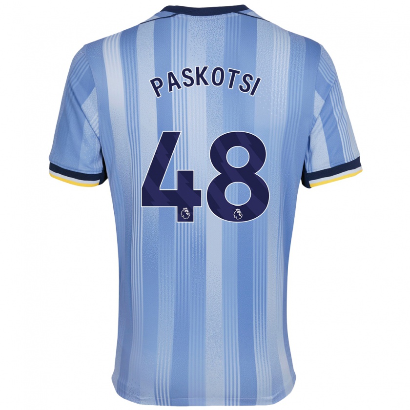 Kandiny Herren Maksim Paskotsi #48 Hellblau Auswärtstrikot Trikot 2024/25 T-Shirt