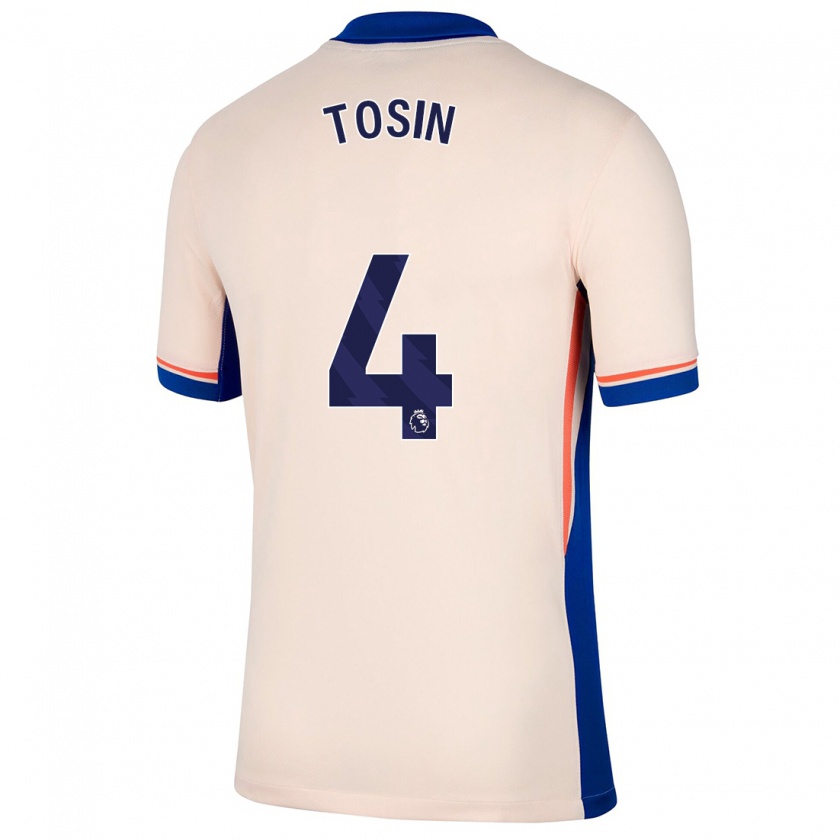 Kandiny Herren Tosin Adarabioyo #4 Hellbeige Auswärtstrikot Trikot 2024/25 T-Shirt