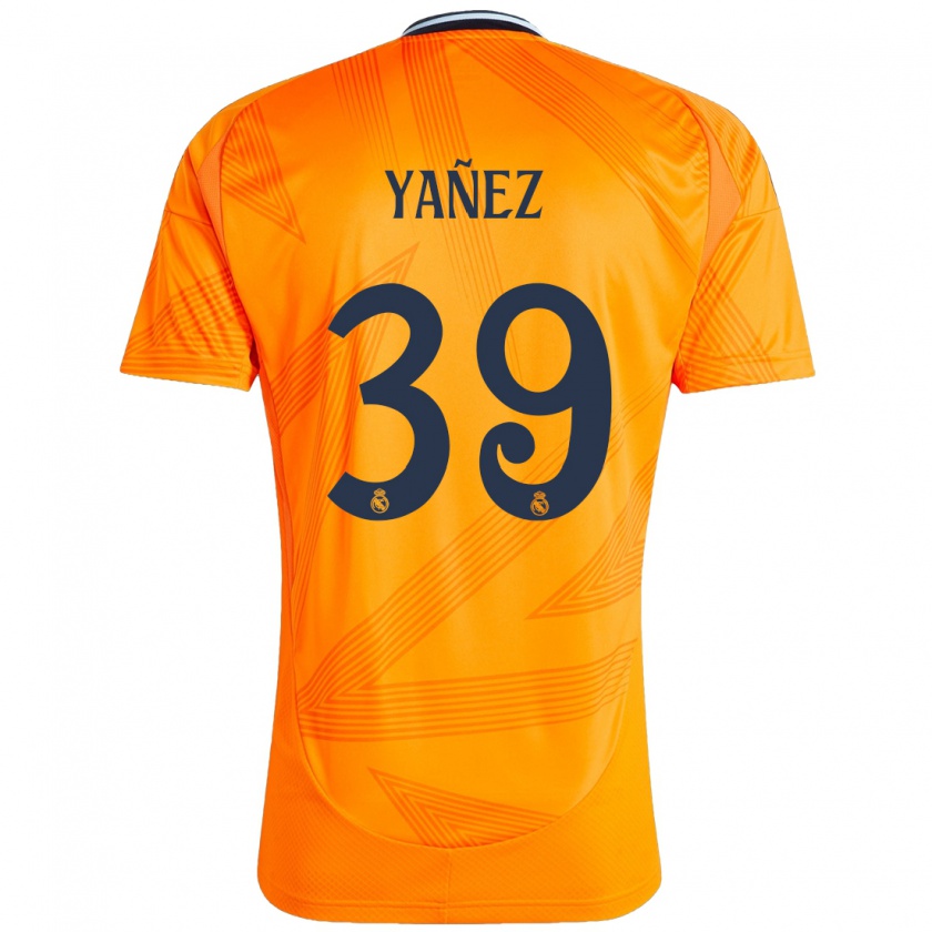 Kandiny Herren Daniel Yañez #39 Orange Auswärtstrikot Trikot 2024/25 T-Shirt