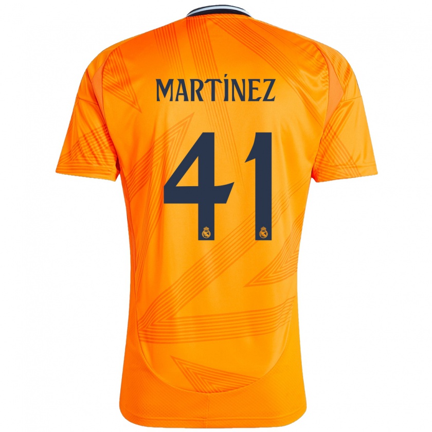 Kandiny Herren Joan Martínez #41 Orange Auswärtstrikot Trikot 2024/25 T-Shirt