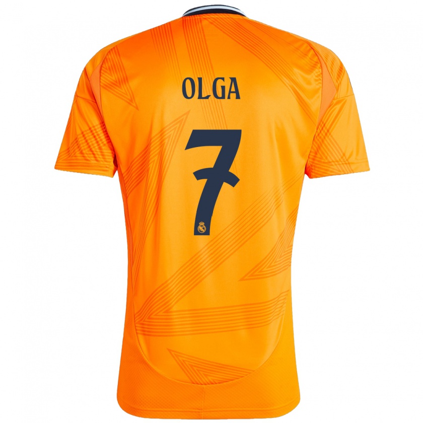 Kandiny Herren Olga Carmona #7 Orange Auswärtstrikot Trikot 2024/25 T-Shirt