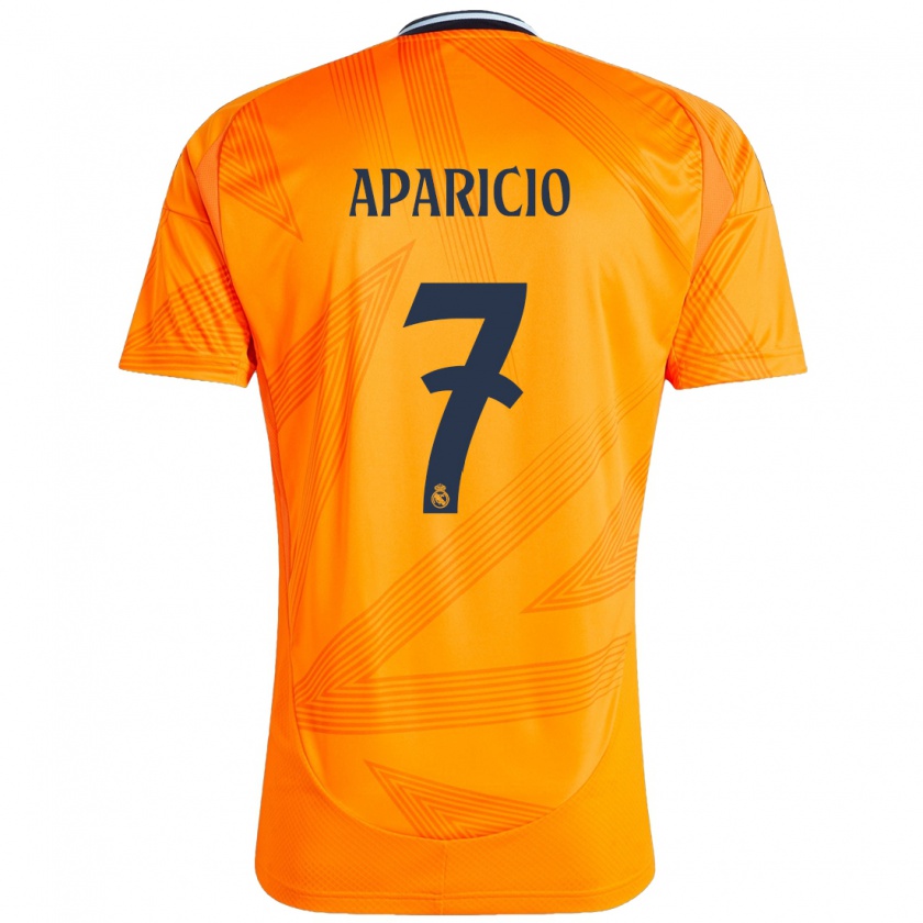 Kandiny Herren Esteban Aparicio #7 Orange Auswärtstrikot Trikot 2024/25 T-Shirt