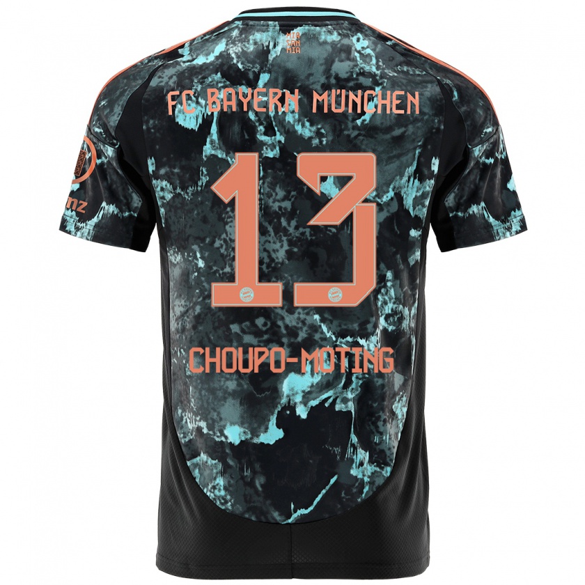 Kandiny Herren Eric Maxim Choupo-Moting #13 Schwarz Auswärtstrikot Trikot 2024/25 T-Shirt