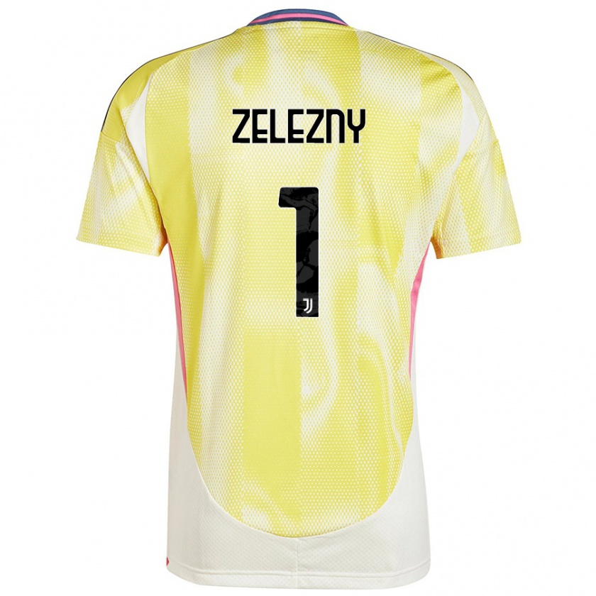 Kandiny Herren Radoslaw Zelezny #1 Solargelb Auswärtstrikot Trikot 2024/25 T-Shirt