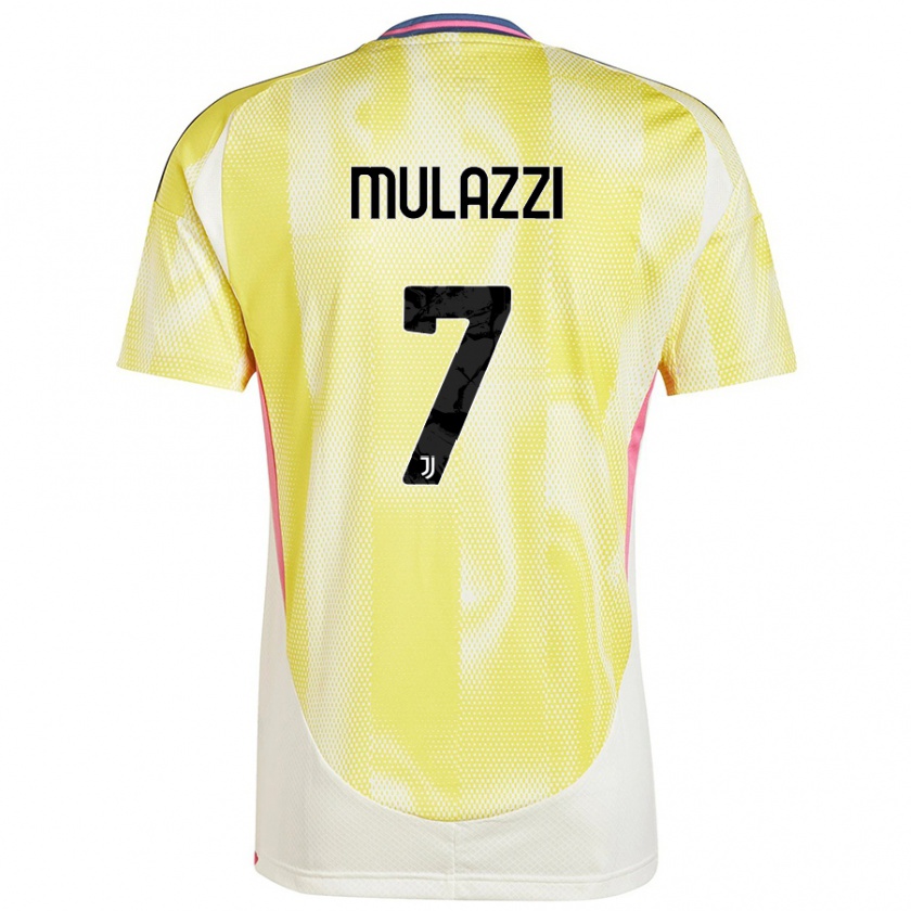 Kandiny Herren Gabriele Mulazzi #7 Solargelb Auswärtstrikot Trikot 2024/25 T-Shirt