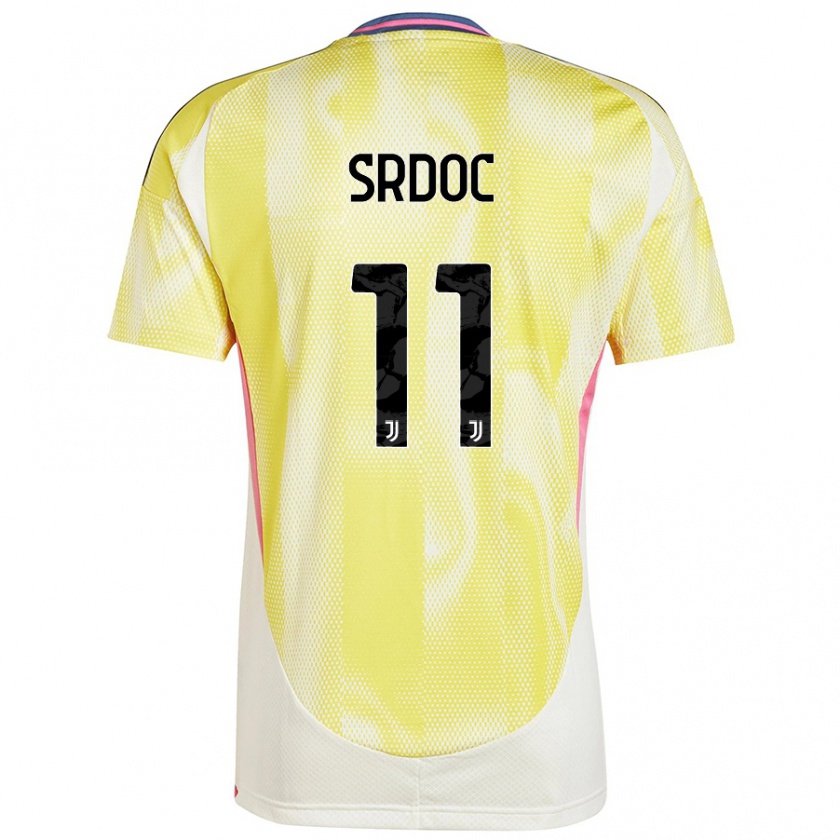 Kandiny Herren Ivano Srdoc #11 Solargelb Auswärtstrikot Trikot 2024/25 T-Shirt