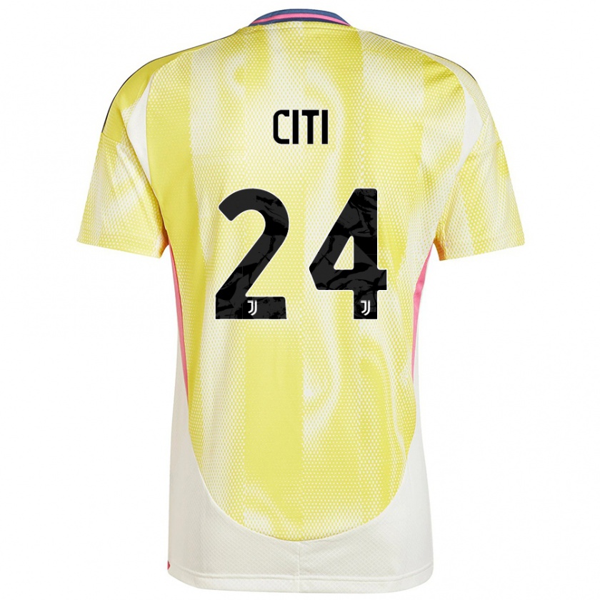 Kandiny Herren Alessandro Citi #24 Solargelb Auswärtstrikot Trikot 2024/25 T-Shirt