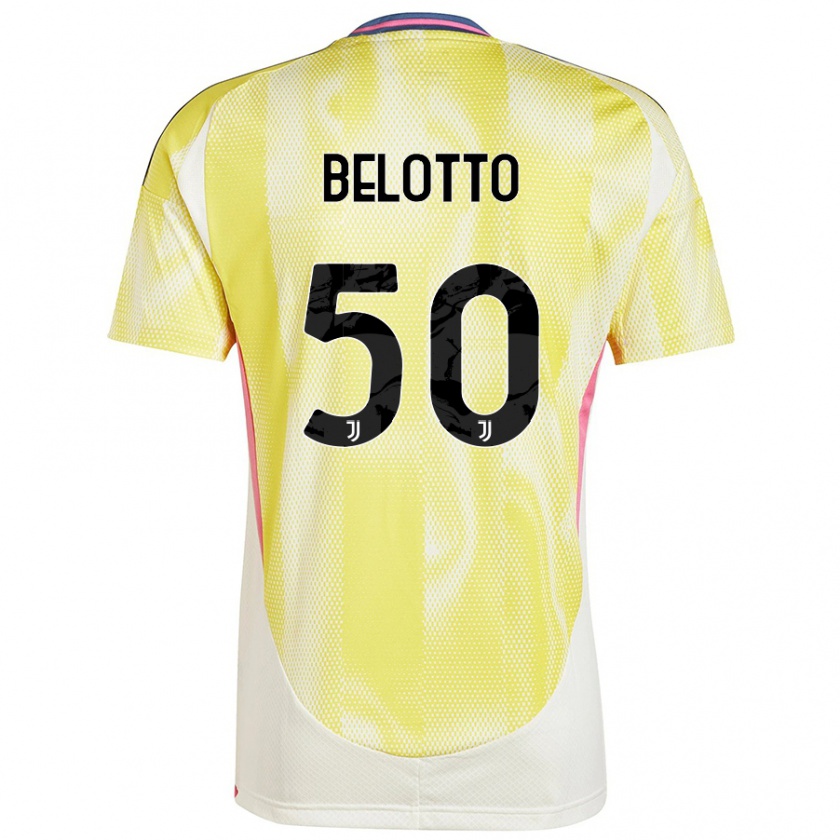 Kandiny Herren Soledad Belotto #50 Solargelb Auswärtstrikot Trikot 2024/25 T-Shirt