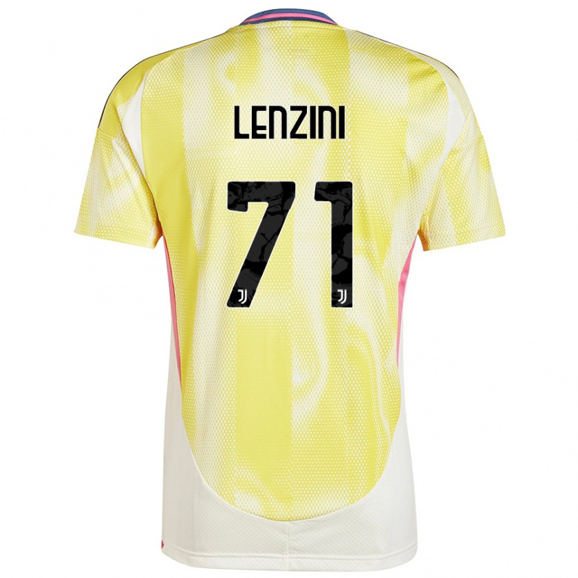 Kandiny Herren Martina Lenzini #71 Solargelb Auswärtstrikot Trikot 2024/25 T-Shirt