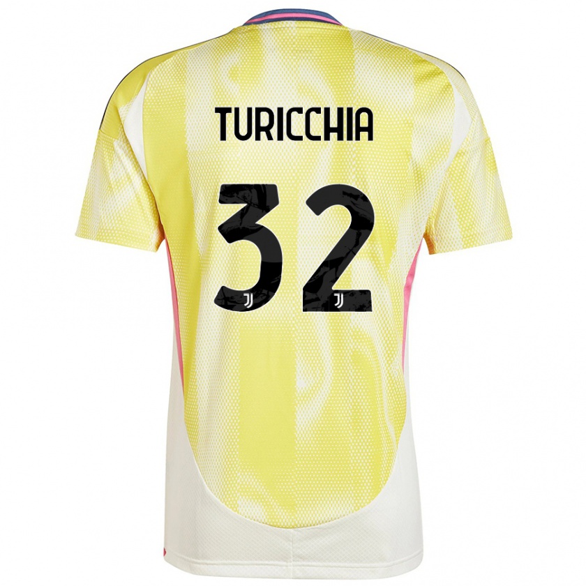 Kandiny Herren Riccardo Turicchia #32 Solargelb Auswärtstrikot Trikot 2024/25 T-Shirt