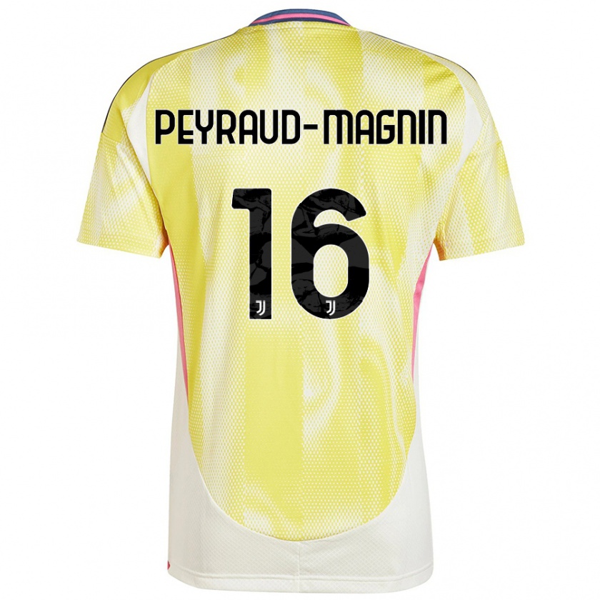 Kandiny Herren Pauline Peyraud-Magnin #16 Solargelb Auswärtstrikot Trikot 2024/25 T-Shirt