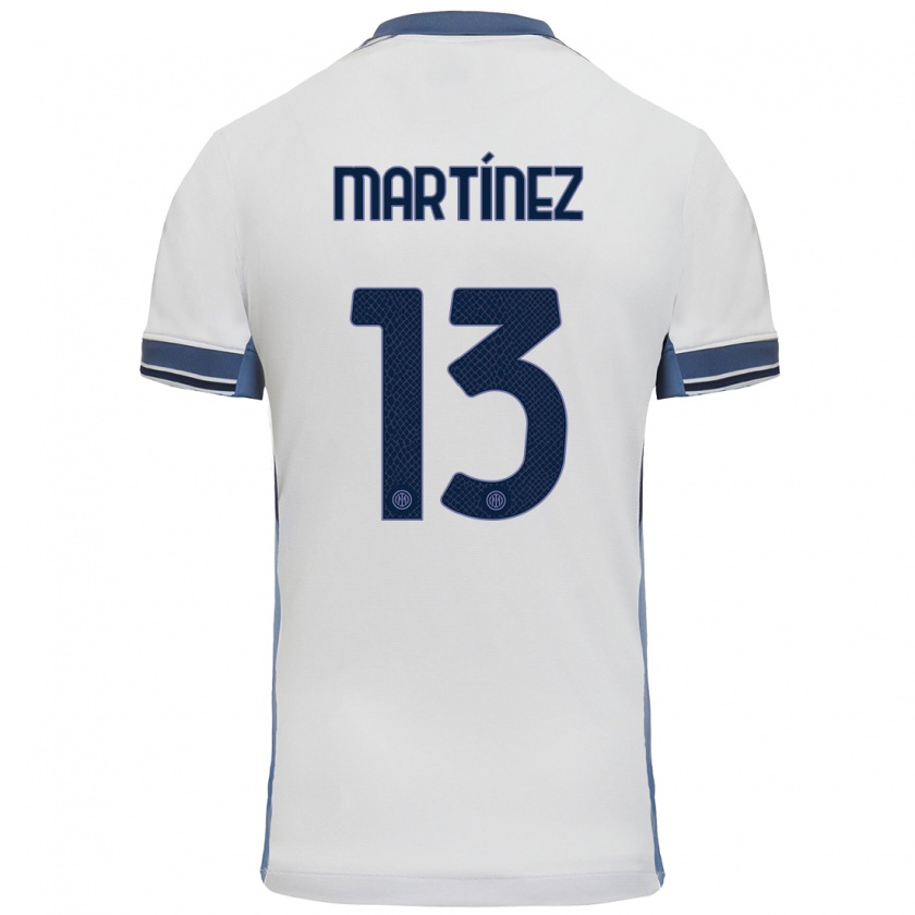 Kandiny Herren Josep Martínez #13 Weißgrau Auswärtstrikot Trikot 2024/25 T-Shirt