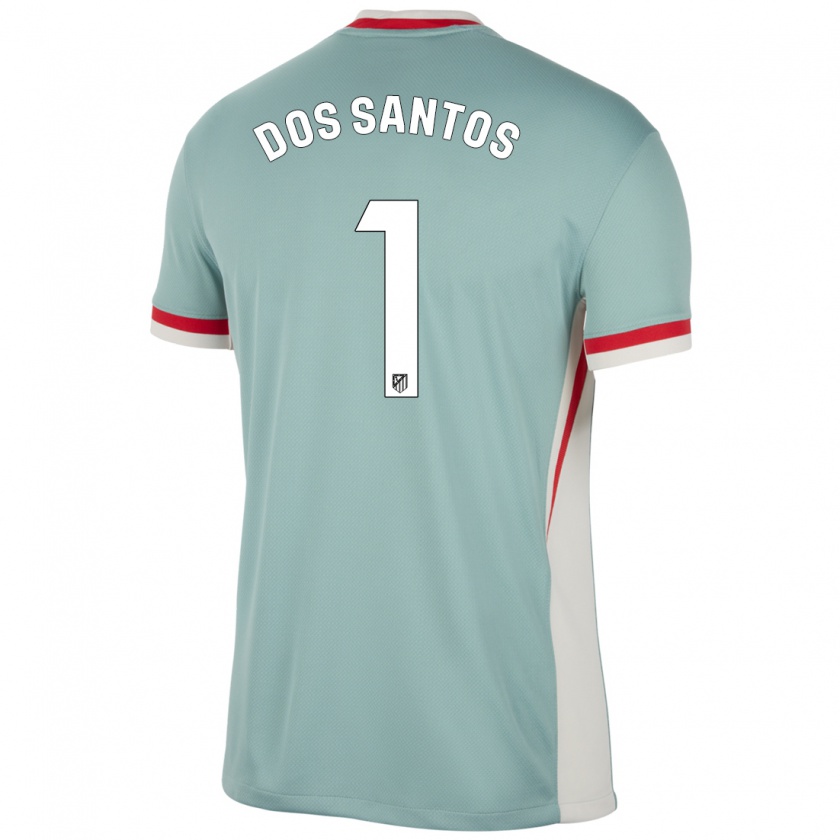 Kandiny Herren Alex Dos Santos #1 Hellbeige Blau Auswärtstrikot Trikot 2024/25 T-Shirt