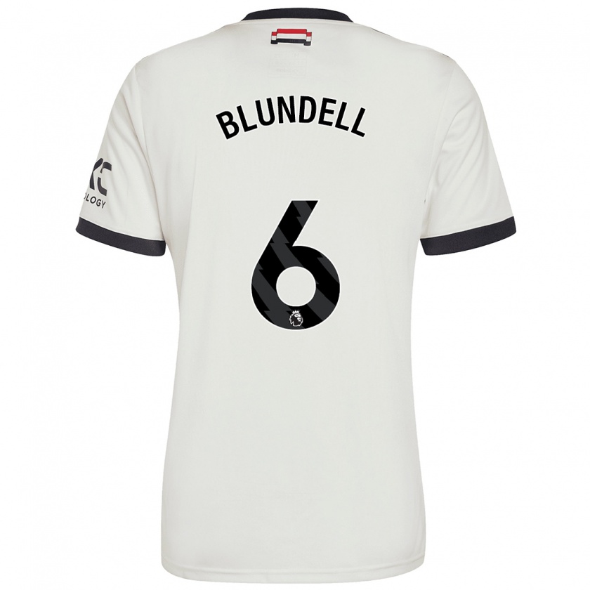 Kandiny Herren Hannah Blundell #6 Cremeweiß Ausweichtrikot Trikot 2024/25 T-Shirt