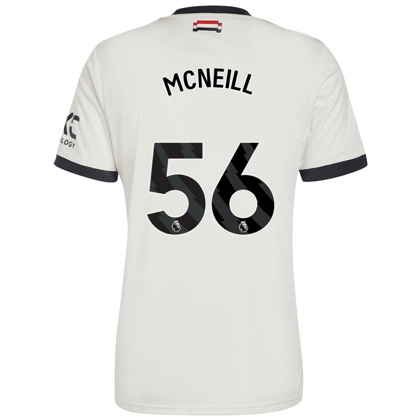 Kandiny Herren Charlie Mcneill #56 Cremeweiß Ausweichtrikot Trikot 2024/25 T-Shirt