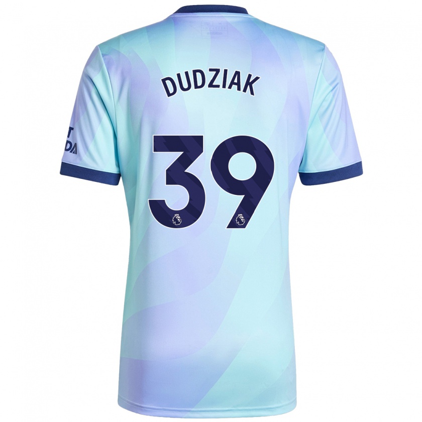 Kandiny Herren Harrison Dudziak #39 Aquamarin Ausweichtrikot Trikot 2024/25 T-Shirt