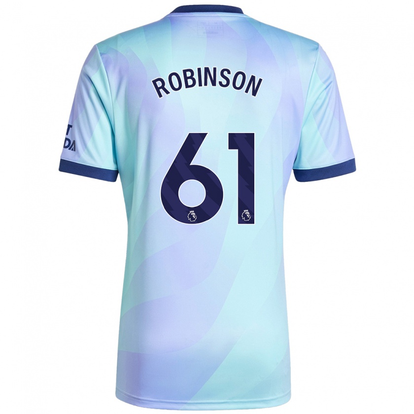 Kandiny Herren Josh Robinson #61 Aquamarin Ausweichtrikot Trikot 2024/25 T-Shirt