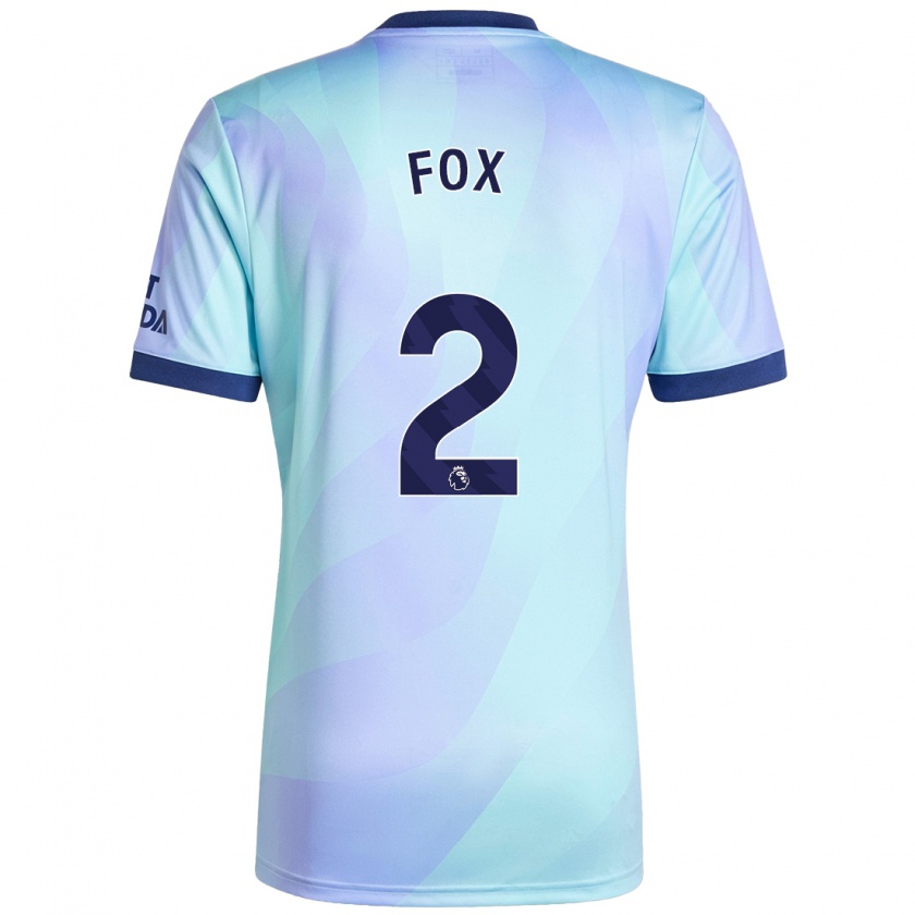 Kandiny Herren Emily Fox #2 Aquamarin Ausweichtrikot Trikot 2024/25 T-Shirt