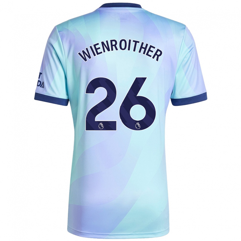 Kandiny Herren Laura Wienroither #26 Aquamarin Ausweichtrikot Trikot 2024/25 T-Shirt