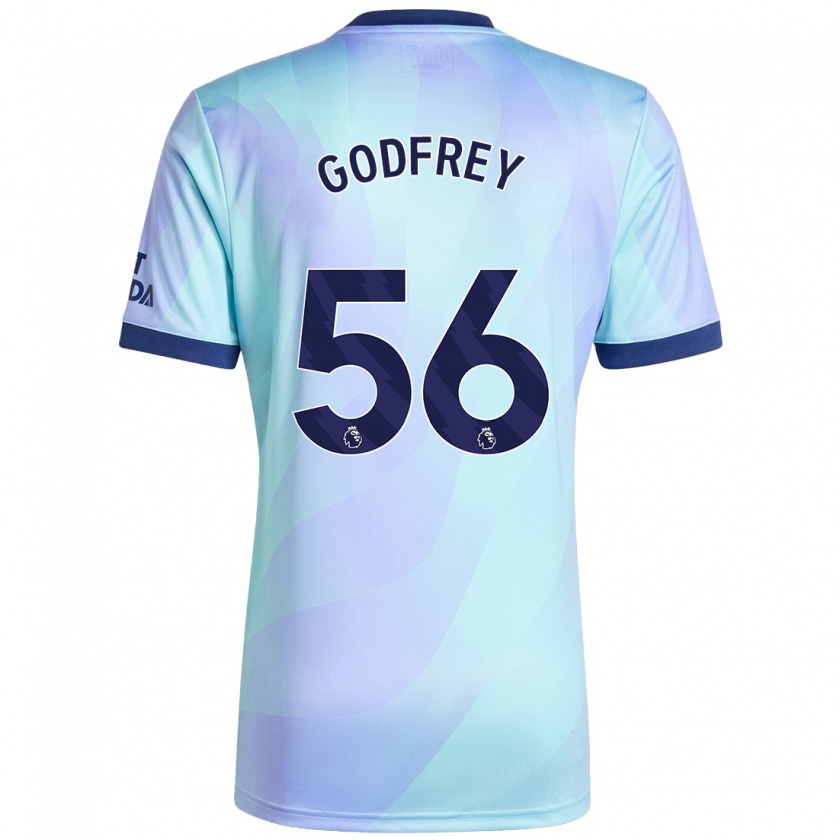 Kandiny Herren Freya Godfrey #56 Aquamarin Ausweichtrikot Trikot 2024/25 T-Shirt