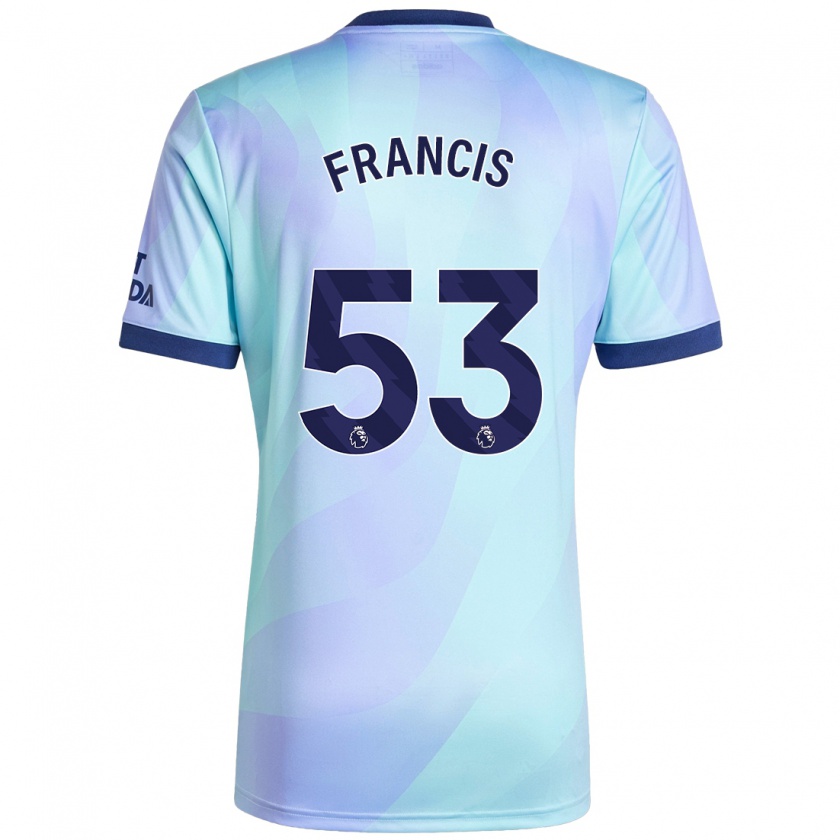 Kandiny Herren Jack Henry-Francis #53 Aquamarin Ausweichtrikot Trikot 2024/25 T-Shirt