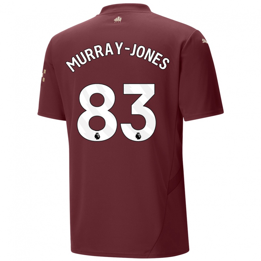 Kandiny Herren George Murray-Jones #83 Kastanienbraun Ausweichtrikot Trikot 2024/25 T-Shirt