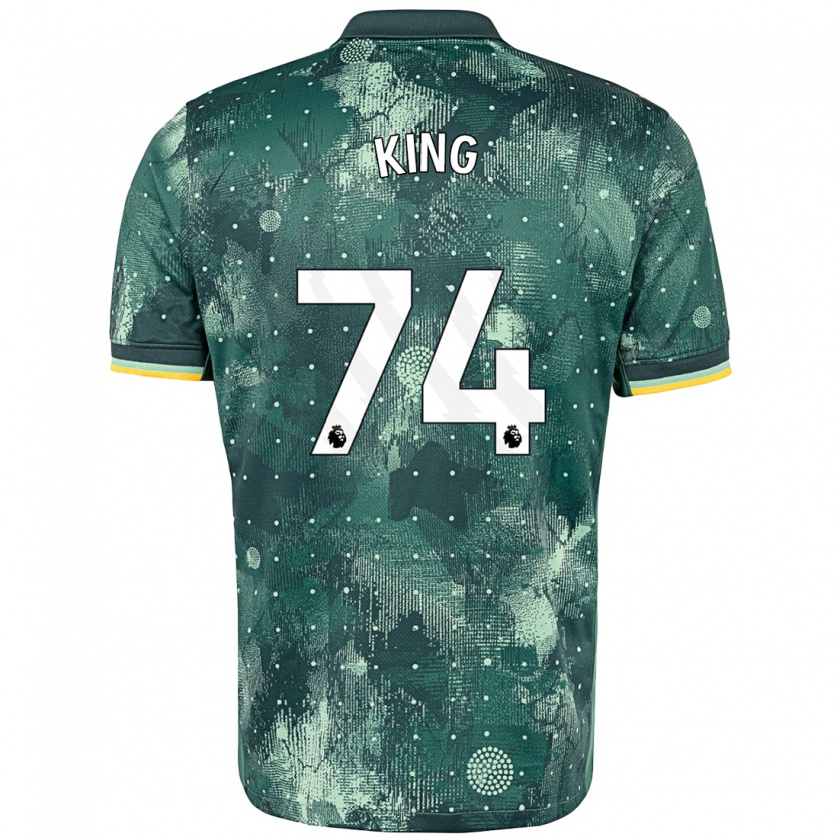 Kandiny Herren Maeson King #74 Mintgrün Ausweichtrikot Trikot 2024/25 T-Shirt