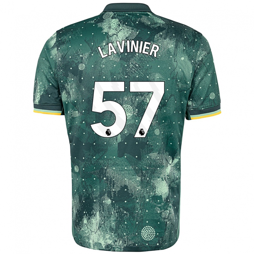 Kandiny Herren Marcel Lavinier #57 Mintgrün Ausweichtrikot Trikot 2024/25 T-Shirt