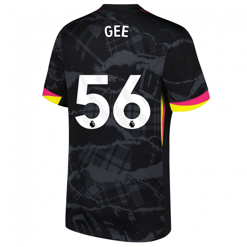 Kandiny Herren Billy Gee #56 Schwarz Rosa Ausweichtrikot Trikot 2024/25 T-Shirt