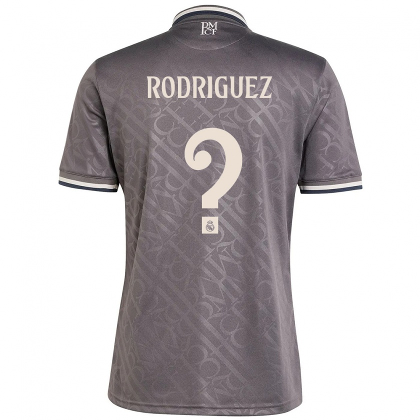 Kandiny Herren Álvaro Rodríguez #0 Anthrazit Ausweichtrikot Trikot 2024/25 T-Shirt