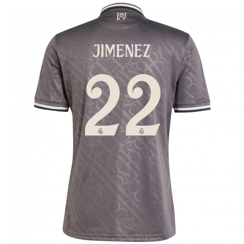 Kandiny Herren David Jiménez #22 Anthrazit Ausweichtrikot Trikot 2024/25 T-Shirt