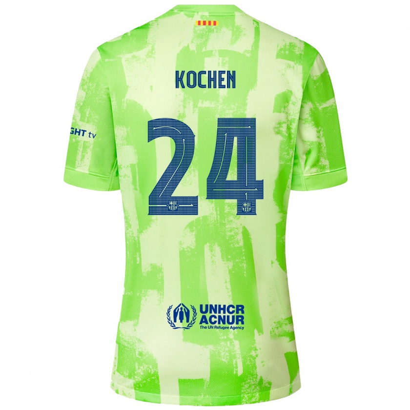 Kandiny Herren Diego Kochen #24 Limettengrün Ausweichtrikot Trikot 2024/25 T-Shirt