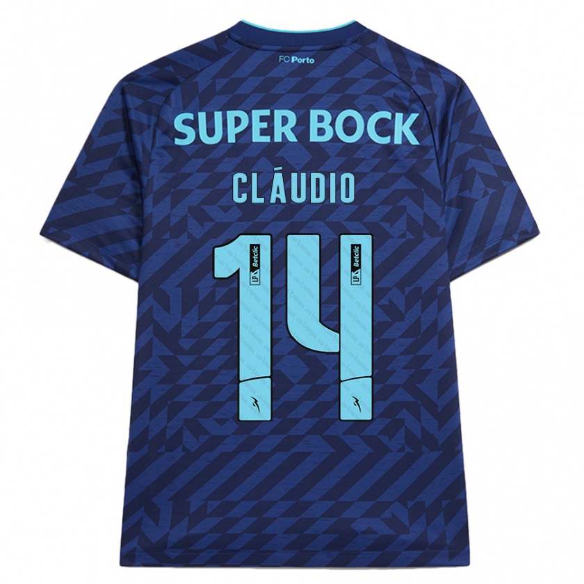 Kandiny Herren Cláudio Ramos #14 Marineblau Ausweichtrikot Trikot 2024/25 T-Shirt