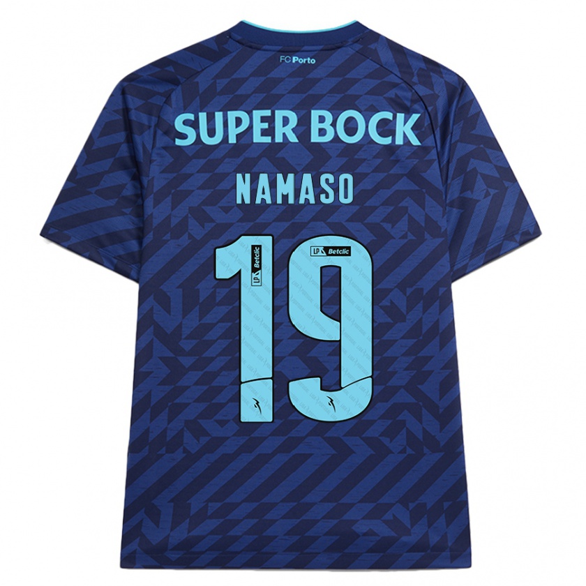 Kandiny Herren Danny Namaso #19 Marineblau Ausweichtrikot Trikot 2024/25 T-Shirt