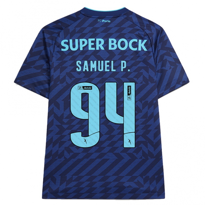 Kandiny Herren Samuel Portugal #94 Marineblau Ausweichtrikot Trikot 2024/25 T-Shirt